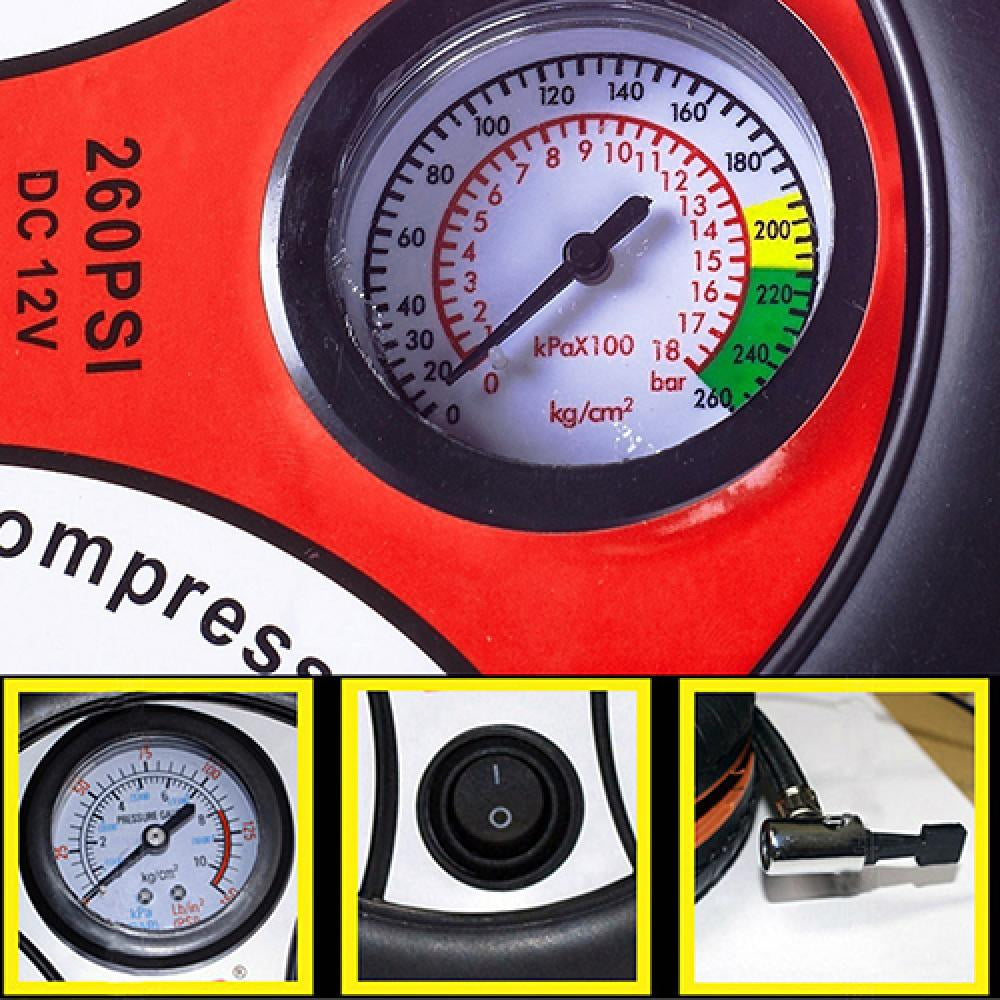 Compresor de Aire Portátil - 🚗 ¡Nunca Más Te Quedes Tirado! Infla Neumáticos y Más con el Compresor Portátil que Te Acompaña a Donde Vayas