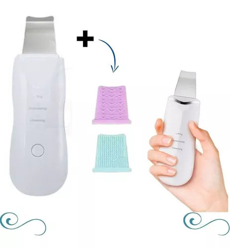 ✨ Espátula Ultrasónica Facial – Piel Limpia, Radiante y Rejuvenecida en Minutos ✨