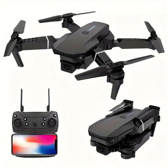 DRONE PRO FOLDING - "Tu Primer Drone Ideal: Fácil de Usar y con Cámara HD para Capturar Recuerdos desde las Alturas"