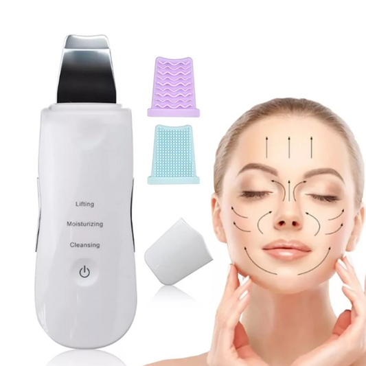 ✨ Espátula Ultrasónica Facial – Piel Limpia, Radiante y Rejuvenecida en Minutos ✨